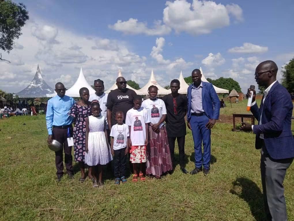 WALK members supporting a family